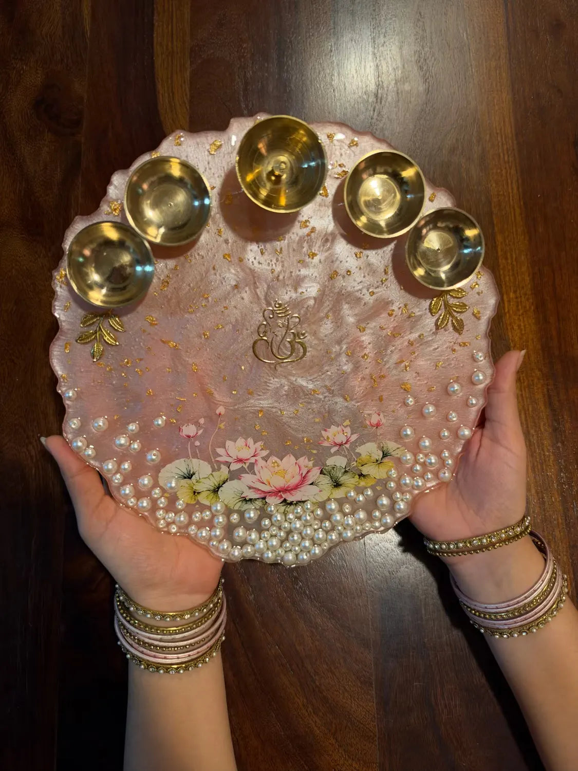 One thali, made by hand