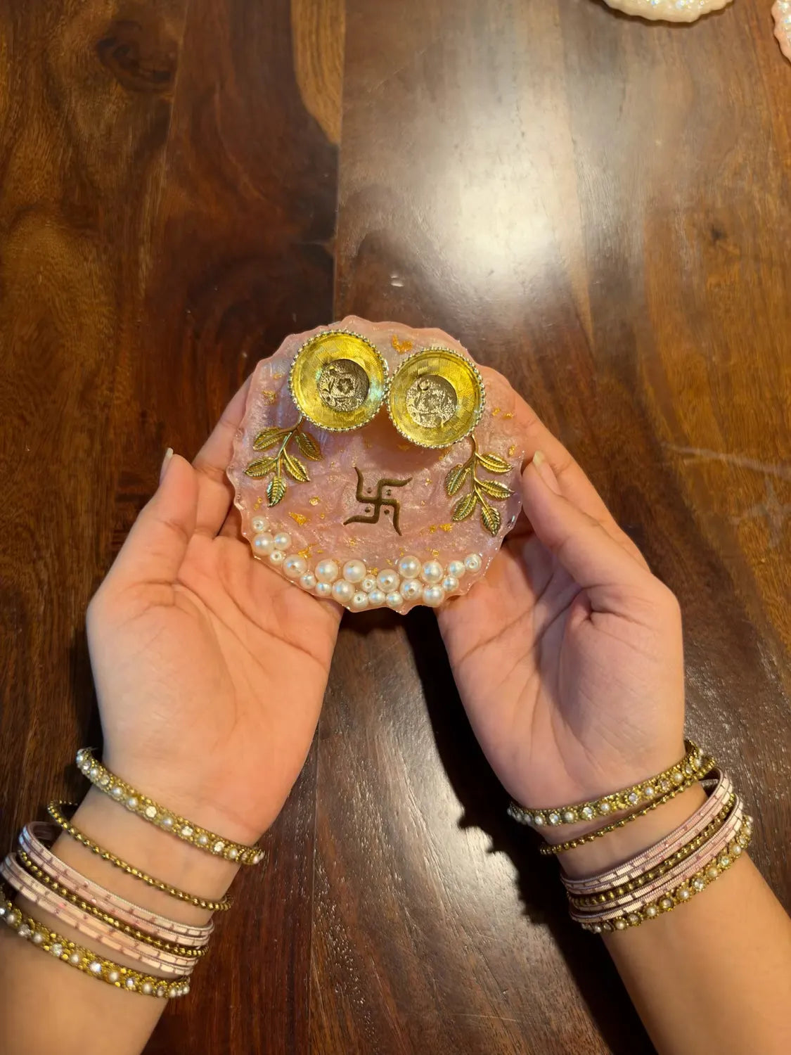 A little thali, made by hand